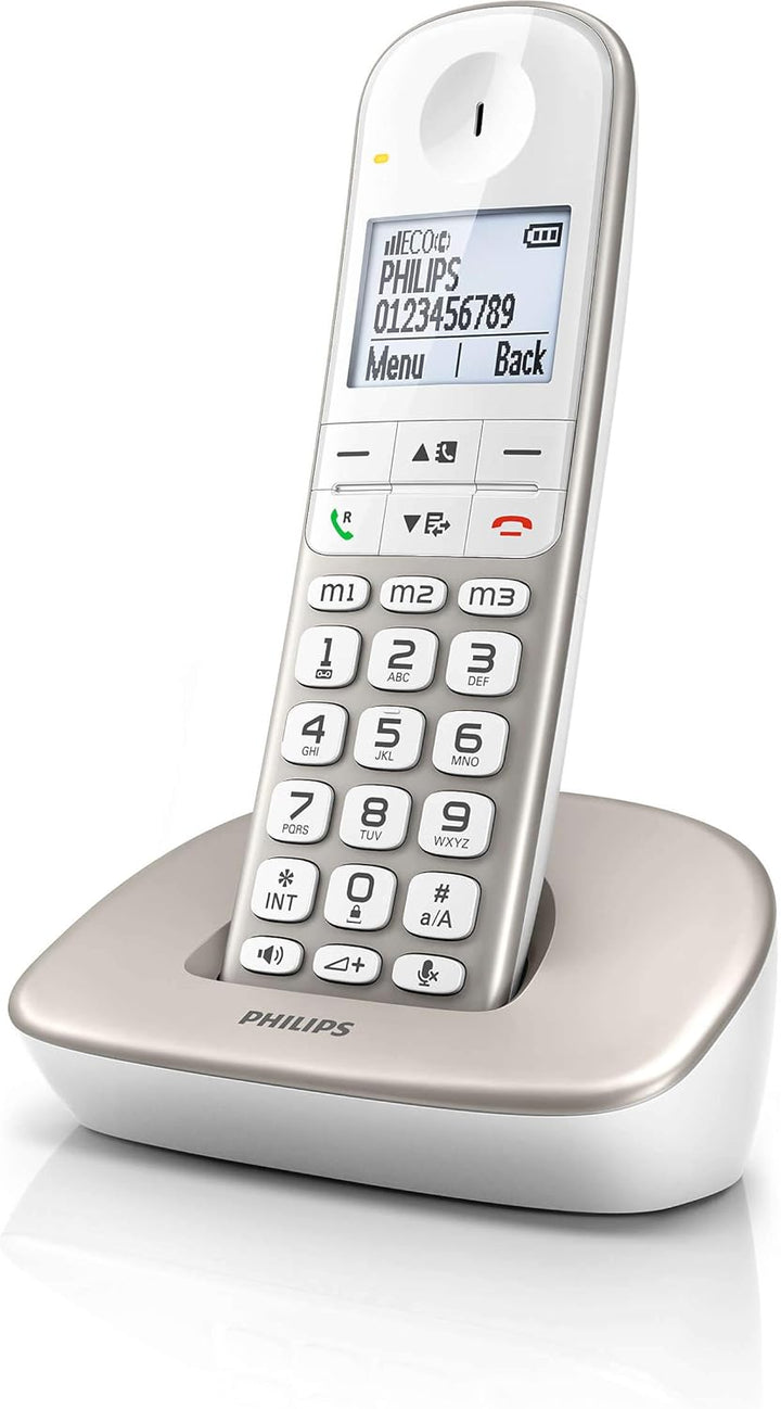 Philips XL4901S DECT-Komforttelefon – Schnurloses Telefon mit Mobilteil – Grosse Tasten - Lautstärke