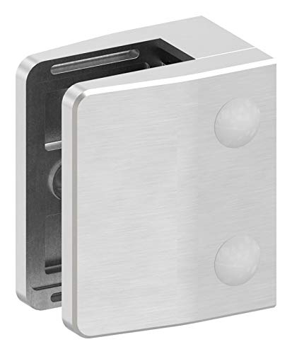 Glasklemme Modell 35, mit AbZ, flacher Anschluss, V2A für 16,76mm Glas