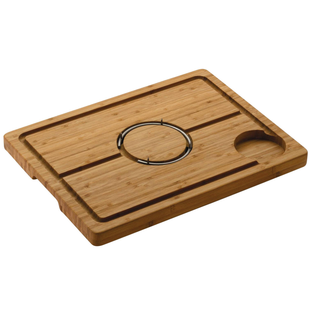 Rockingham Forge Bambus Deluxe Stachelbrett, Schneide- und Tranchierbrett aus Holz, braun, 40 x 28cm