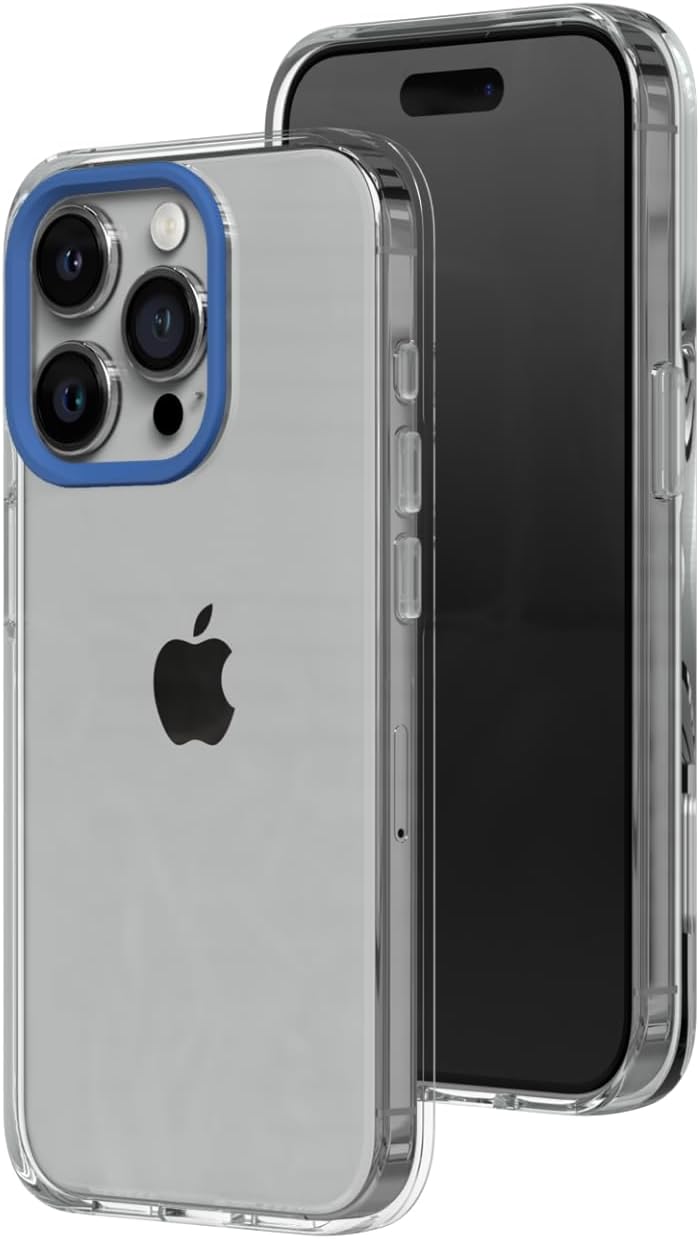 RHINOSHIELD Crystal Clear Case kompatibel mit [iPhone 15 Pro] | Fortschrittliche Vergilbungsresisten