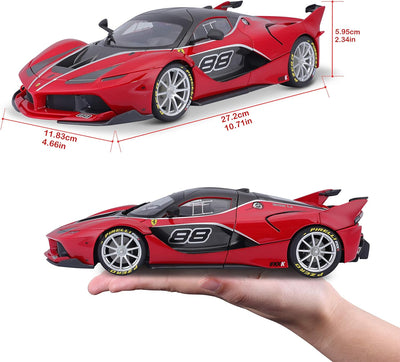 Bburago 18-16907R Ferrari FXX K Modellauto, Weiss