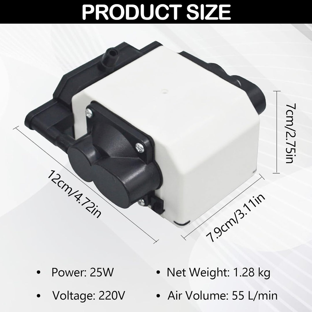 Air Assist Laser, Luftunterstützung für Lasergravierer und Gravierer 55L/min Einstellbarer Luftstrom