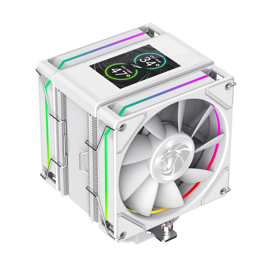 GameMax SIGMA 620 CPU Luftkühler Dual-Tower, 2×120 mm PWM Lüfter, 6 Heatpipes, bis 245 W TDP, 2,8 Zo