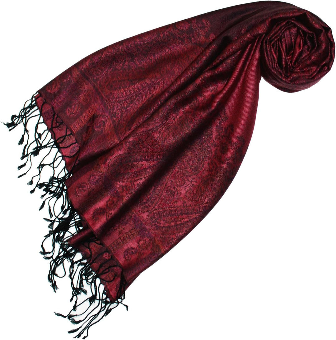 Lorenzo Cana Marken Pashmina Schal Schaltuch Stola Umschlagtuch opulentes Muster in harmonischen Far