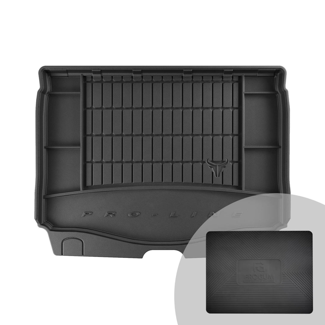 FROGUM ProLine 3D Gummimatte Exklusive Auto Kofferraummatte Kofferraumwanne für Peugeot 207 2006-201