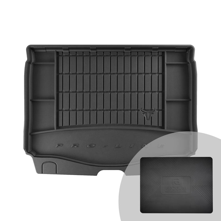 FROGUM ProLine 3D Gummimatte Exklusive Auto Kofferraummatte Kofferraumwanne für Peugeot 207 2006-201