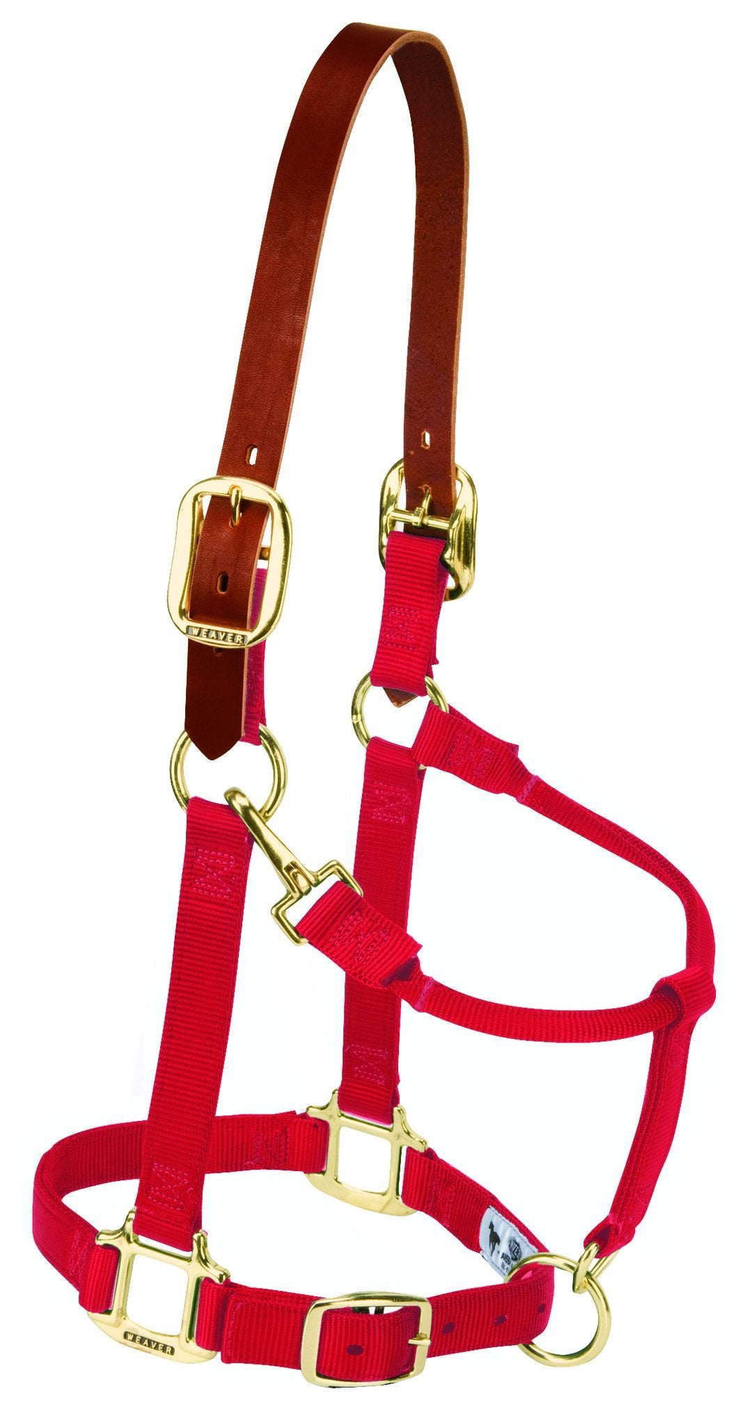 Weaver Leather Breakaway Original Verstellbares Kinn- und Halfter mit Schnappverschluss Small Horse