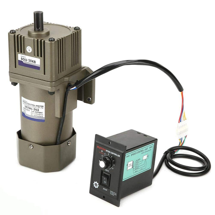 Wechselstrom-Getriebemotor, einphasiger 220V-Asynchronmotor M590-502 Getriebe 90~1650rpm Motor Einst