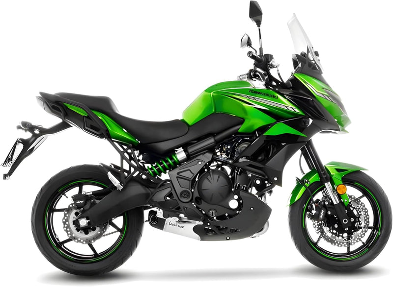 Auspuffanlage LeoVince Komplettanlage SBK UNDERBODY, Edelstahl, Carbon Kappe, 2/1, mit Katalysator,