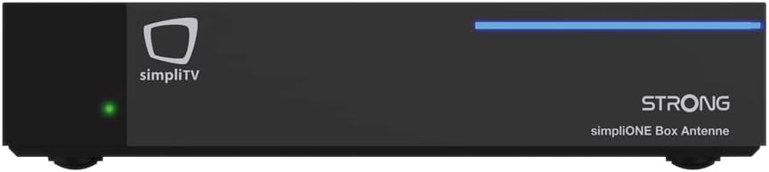 STRONG SRT-4250 Android Streaming Box simpliONE Box Antenne DVBT-Receiver (4K UHD, Aufnahme/Restart/
