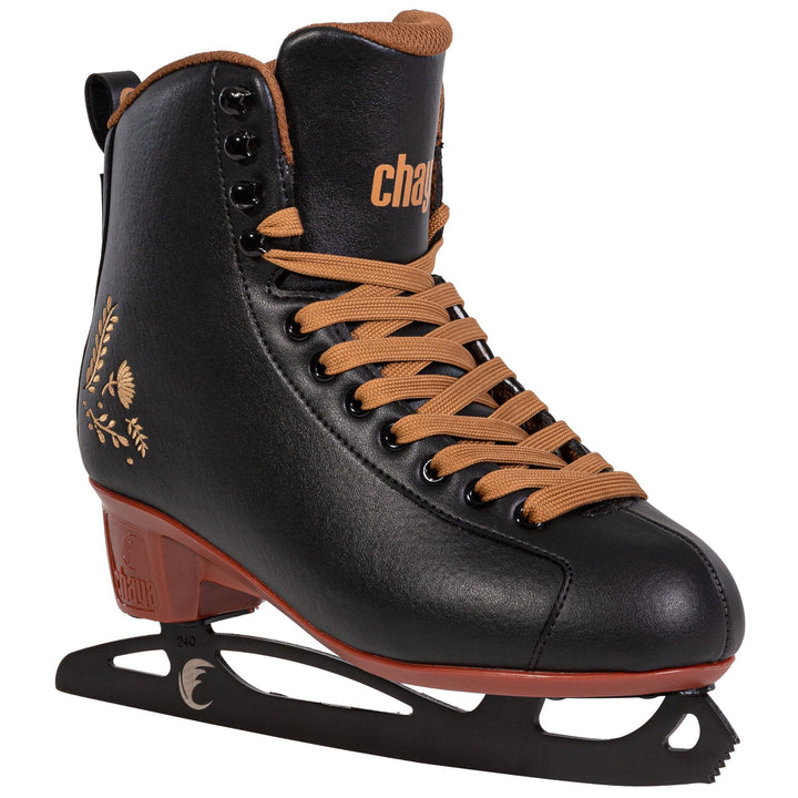 Chaya Rollschuhe Merlot Black - Roller Skates für Damen und Herren im Retro-Look für Roller-Disco -