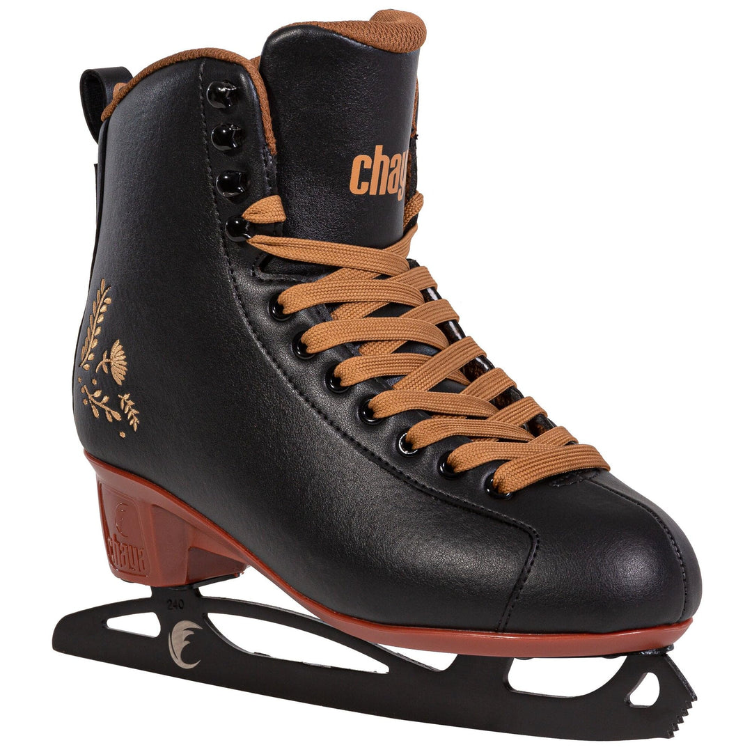 Chaya Rollschuhe Merlot Black - Roller Skates für Damen und Herren im Retro-Look für Roller-Disco -