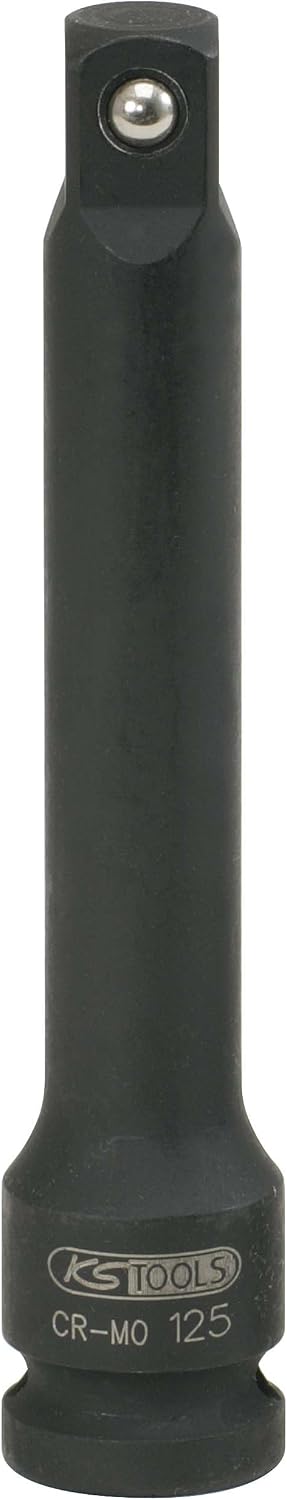 KS Tools 515.1200 THE DEVIL Hochleistungs-Druckluft-Schlagschrauber, Schwaz/Rot, 1/2 Zoll, max. Löse