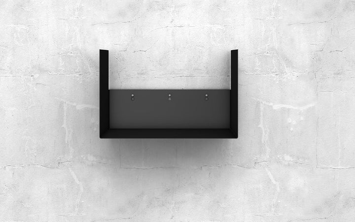home3000 2 x Ordnerregal Bürorregal aus Metall in schwarz für bis zu 28 Ordner