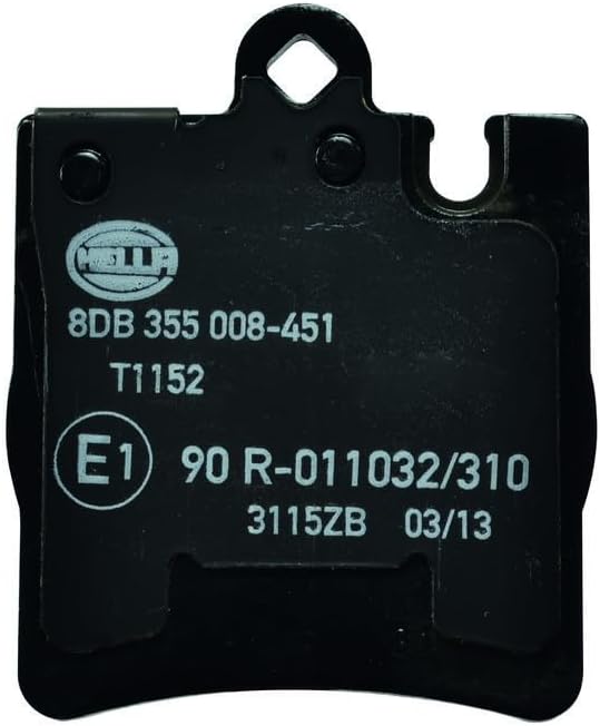 HELLA PAGID 8DB 355 008-451 Bremsbelagsatz - T1152 - Dicke/Stärke: 15.7mm - Bremssystem: Teves - für