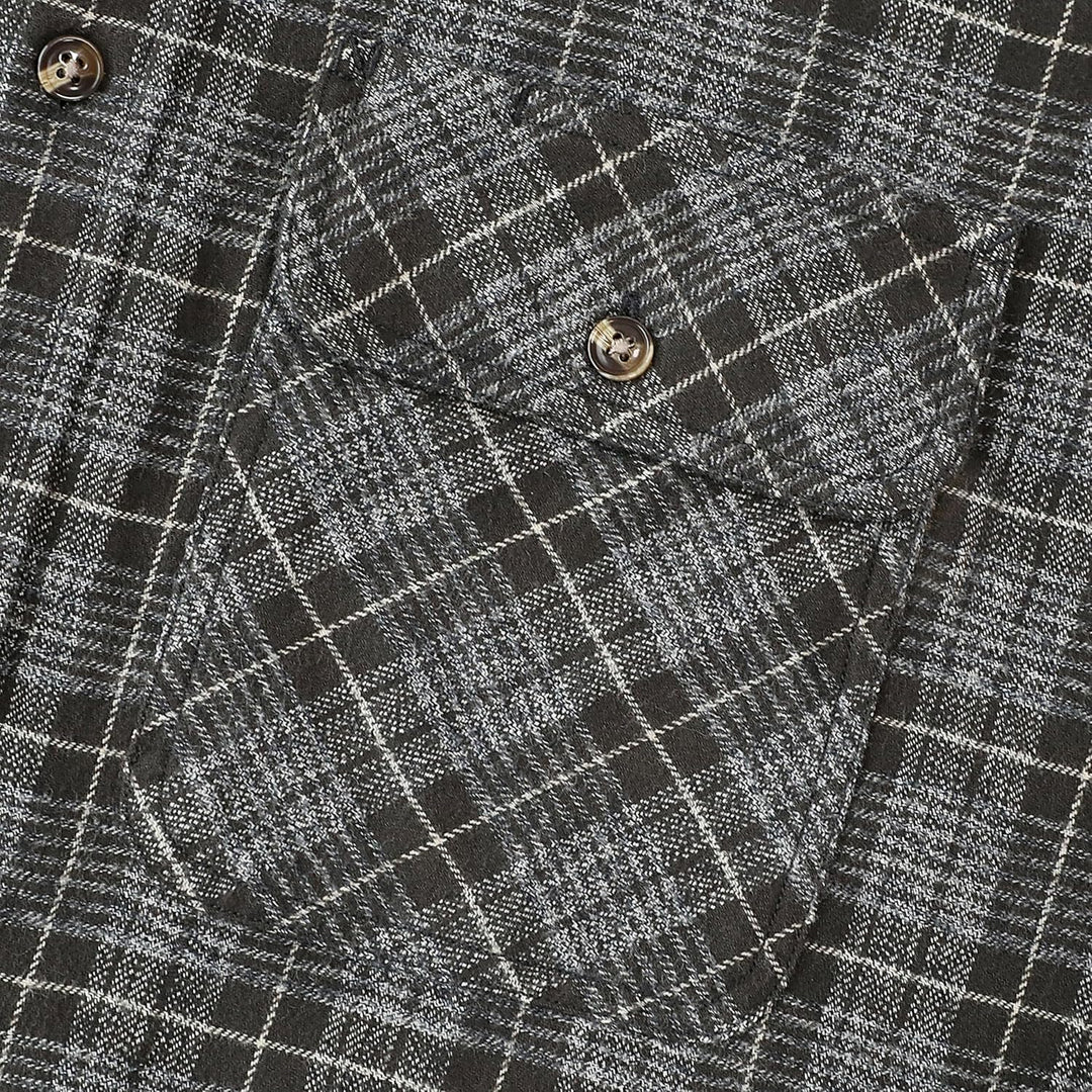 Dubinik® Flanellhemd Herren Button Down Kariert Baumwollhemd Freizeithemd Hemd Herren Langarm mit Zw