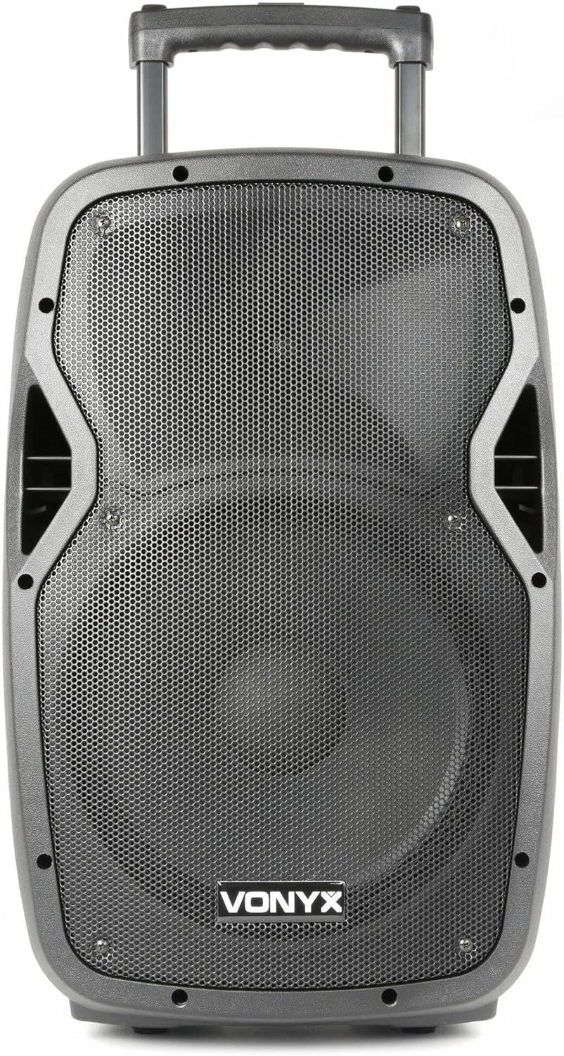 Vonyx AP1200PA - Mobile Partybox Bluetooth mit Akku, 600 Watt Party Lautsprecher mit Mikrofon, Musik