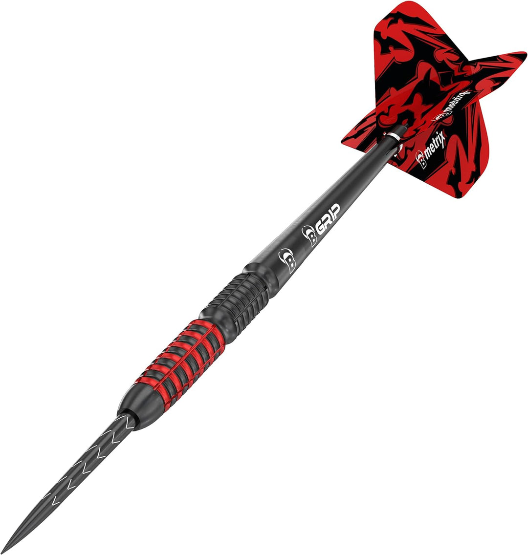 Bull's Magma Dart, Schwarz/Rot, 25 g