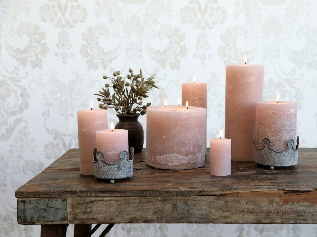 Chic Antique Macon rustikale Stumpenkerze versch.Farben ud Grössen Kerze Antik NEU Altarkerzen 100 %