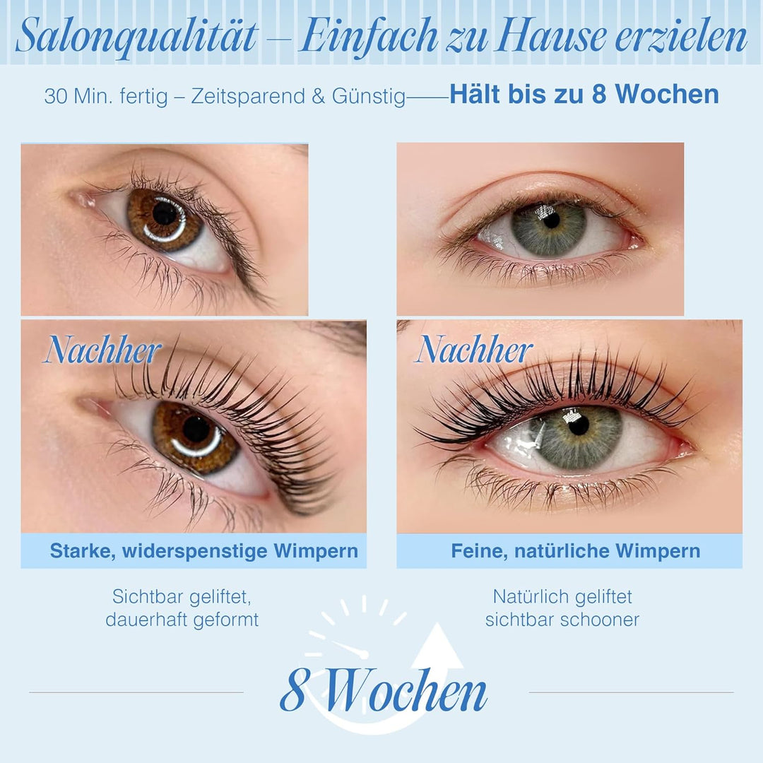 LASHVIEW Lash Lift Kit, professionelle Qualität | Semipermanente Locken | Haltbarkeit bis zu 1 Monat