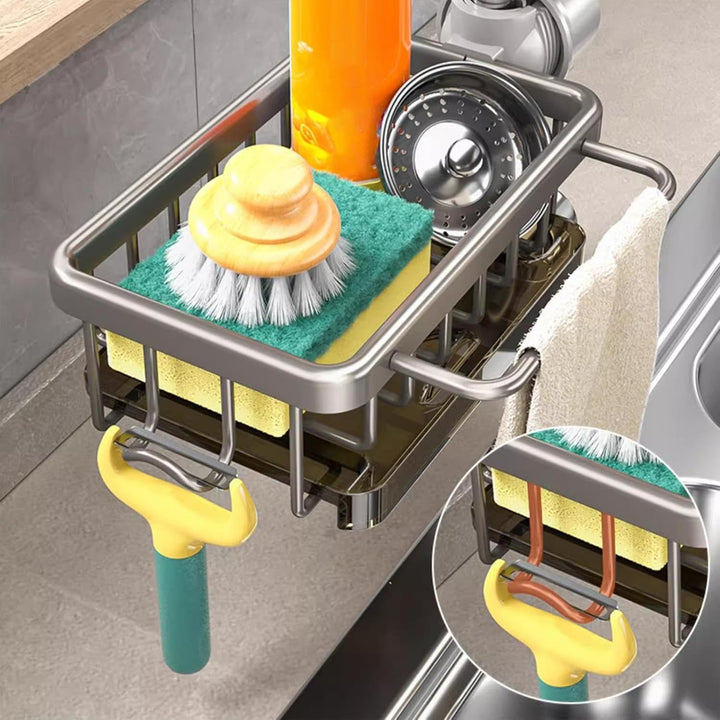 Spülbecken Organizer Edelstahl, Kitchen Sink Organizer Over Faucet, Spülbecken Ablage Spüle Organize