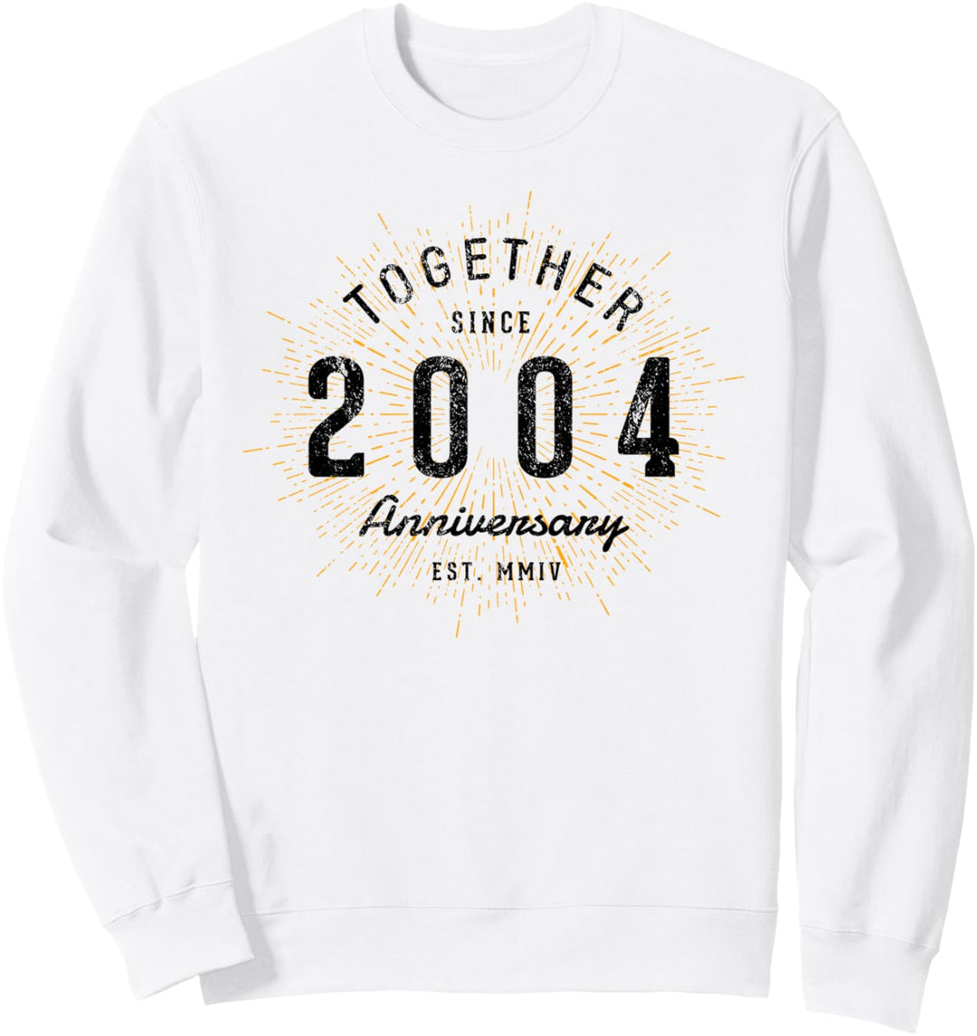 Zusammen seit 2004 Jahrestag Sweatshirt