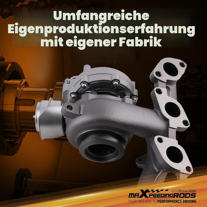 maXpeedingrods Turbolader für A3 8P Sportback Golf V GT 2.0 TDI AZV BKD 140PS 03G253010JX