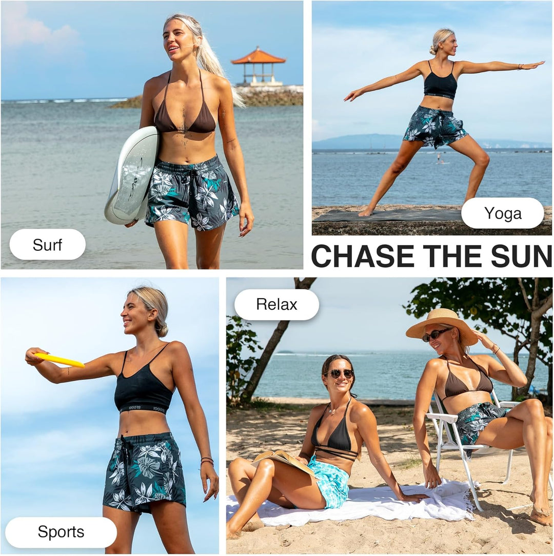 Kanu Surf Damen Boardshorts 2 Gabby Charcoal, 2 Gabby Charcoal