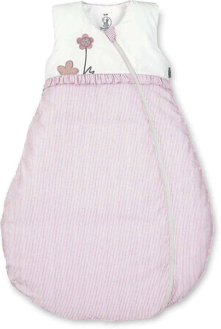 Sterntaler Schlafsack für Kleinkinder, Ganzjährig, Wärmeregulierung, Reissverschluss, Grösse: 90, Em