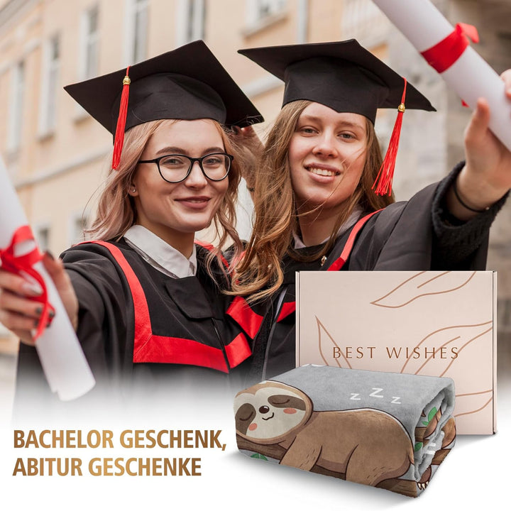 Bachelor Geschenk, Abitur Geschenke, Master Abschluss Geschenk- Kuscheldecke Geschenke für bestanden