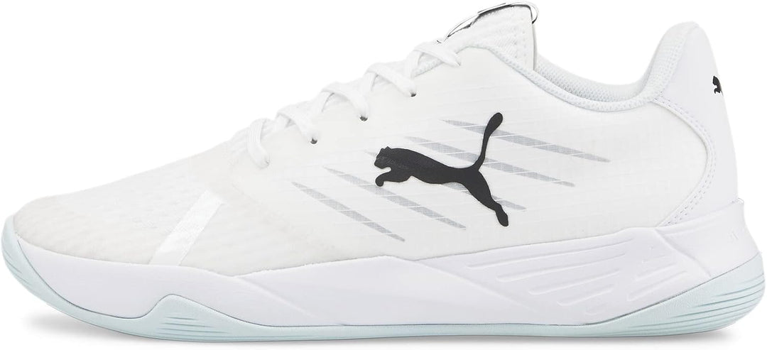 PUMA Herren Accelerate Pro Ii W+ Hallenturnschuh 42.5 EU Puma White Puma Black Nitro Blue Arctic Ice