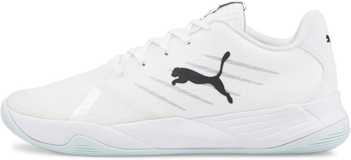 PUMA Herren Accelerate Pro Ii W+ Hallenturnschuh 37.5 EU Puma White Puma Black Nitro Blue Arctic Ice