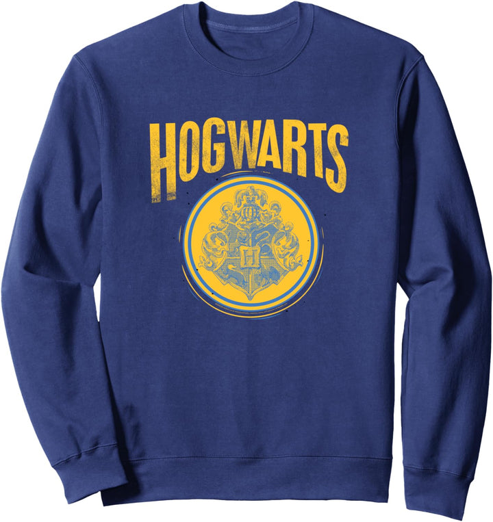 Harry Potter Hogwarts Crest Distressed Sweatshirt