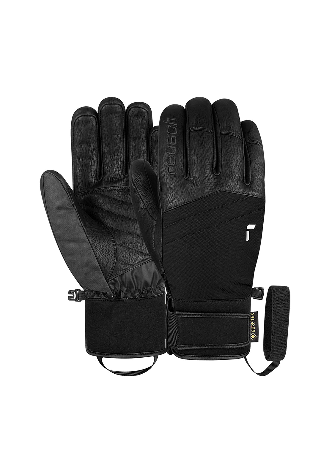 Reusch Herren Snow Pro Gore-tex extra Warmer, wasserdichter und atmungsaktiver Skihandschuh 7.5 Schw