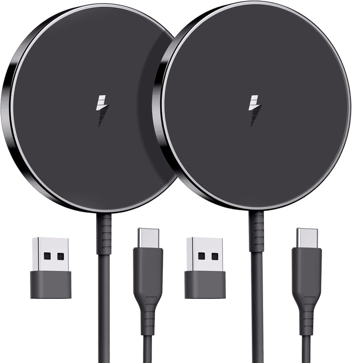 Mag-Safe Ladegerät Wireless Charger iPhone, 15W Schnell Apple induktive ladestation für iPhone 17/16