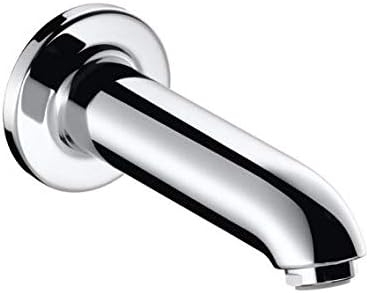 hansgrohe Wanneneinlauf, Komfort-Auslauf 147mm, Wandmontage, Chrom
