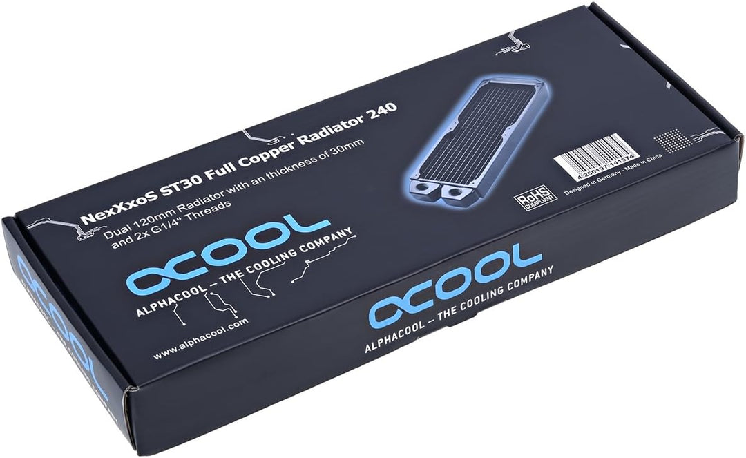 Alphacool 14157 NexXxoS ST30 Full Copper 240mm Radiator Wasserkühlung Radiatoren