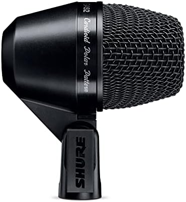 Shure PGA52 Dynamisches Bass-Drum-Mikrofon mit schwenkbarer Halterung und Nierencharakteristik, inkl