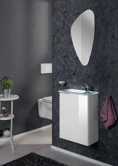 FACKELMANN Spiegel Organic Mirrors/Wandspiegel mit Befestigung/Masse (B x H x T): ca. 41 x 76 x 2 cm