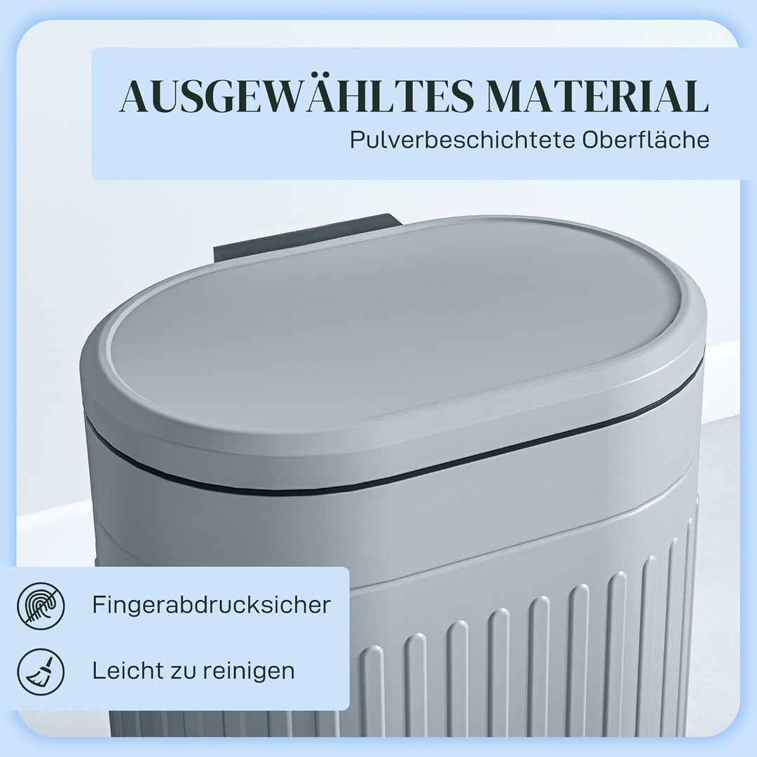HOMCOM Mülleimer 20L Treteimer Abfalleimer mit Deckel und Fusspedal, Müllbehälter mit herausnehmbare