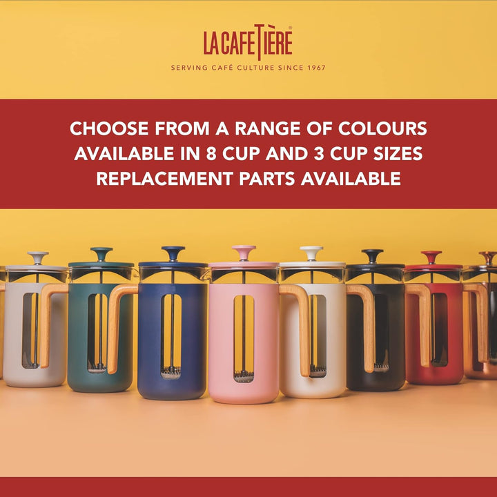 Swell La Cafetière Pisa Kaffeebereiter aus Edelstahl, für 3 Tassen, Kupfer, in Geschenkverpackung, K