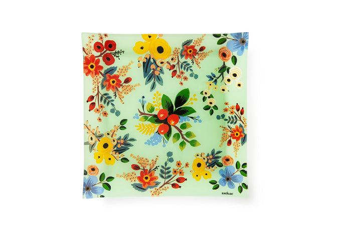 Excelsa Blumen Frida Teller Dekoriert Tablett 30 cm Blumendekor: Frida, 30 cm Blumendekor: Frida