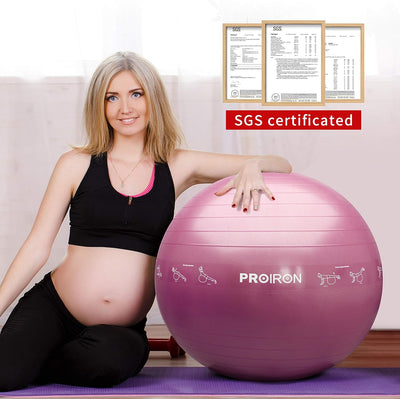 PROIRON Gymnastikball Pezziball Sitzball Trainingsball Fitnessball & Balance für Core-Training mit P