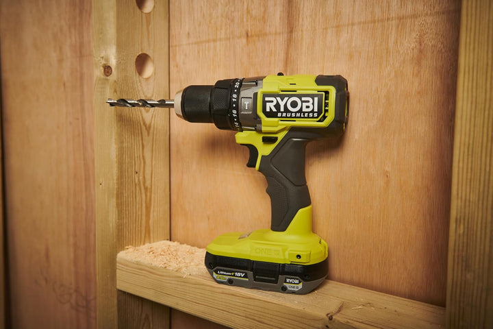 RYOBI 18 V ONE+ Brushless Akku-Schlagbohrschrauber RPD18BL2-0, max. Drehmoment 95 Nm, 24 Drehmomente