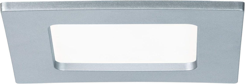 Paulmann 92076 LED Einbaupanel Quality EBL Set Panel eckig LED 1x6W 4000K 230V 115x115mm Chrom matt