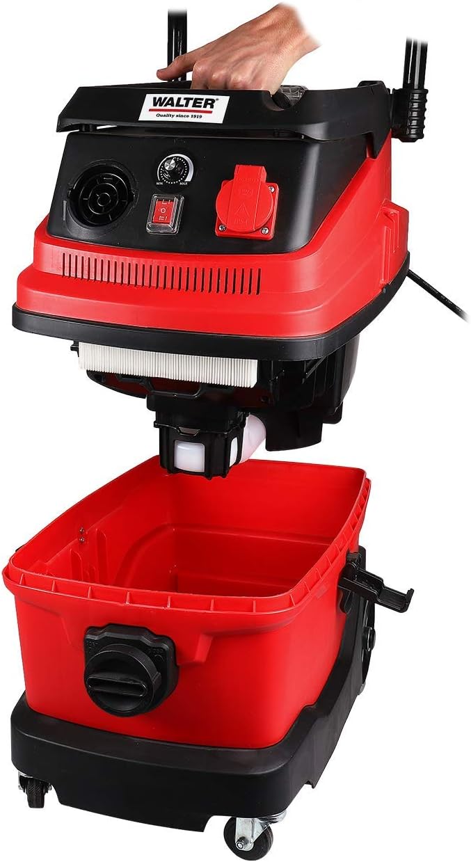 Walter 3-in-1 Multifunktionssauger 30 L, 1600 W, mit Wasserfilter und HEPA-Filter, für Staub-, Nasss