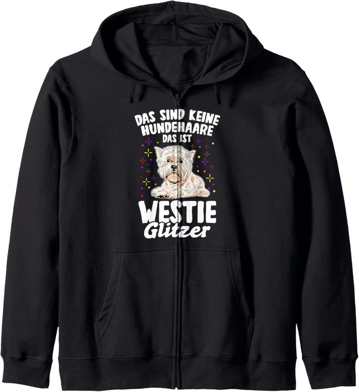 Westie Gassi Gehen Hundebesitzer Hund Geschenk Hundefan Kapuzenjacke