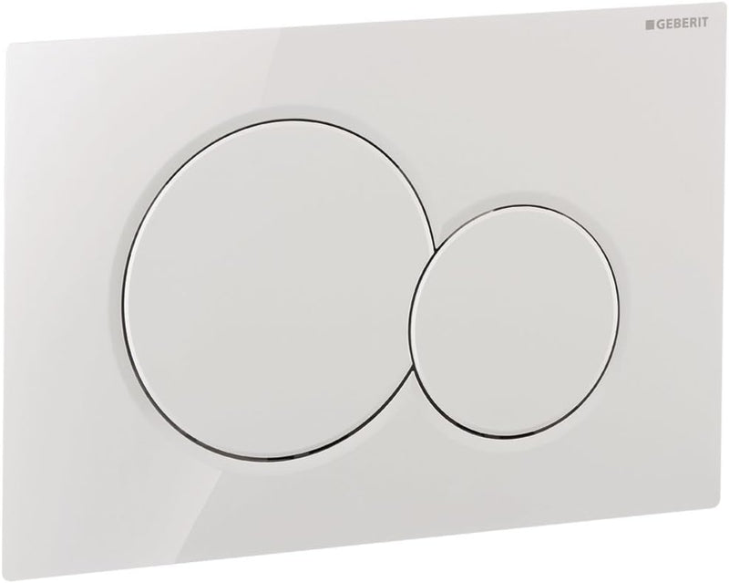 Geberit 115770115 Bet-Platte Sigma01 Betätigungsplatte 115.770.115, weiss, 1 Stück, Weiss