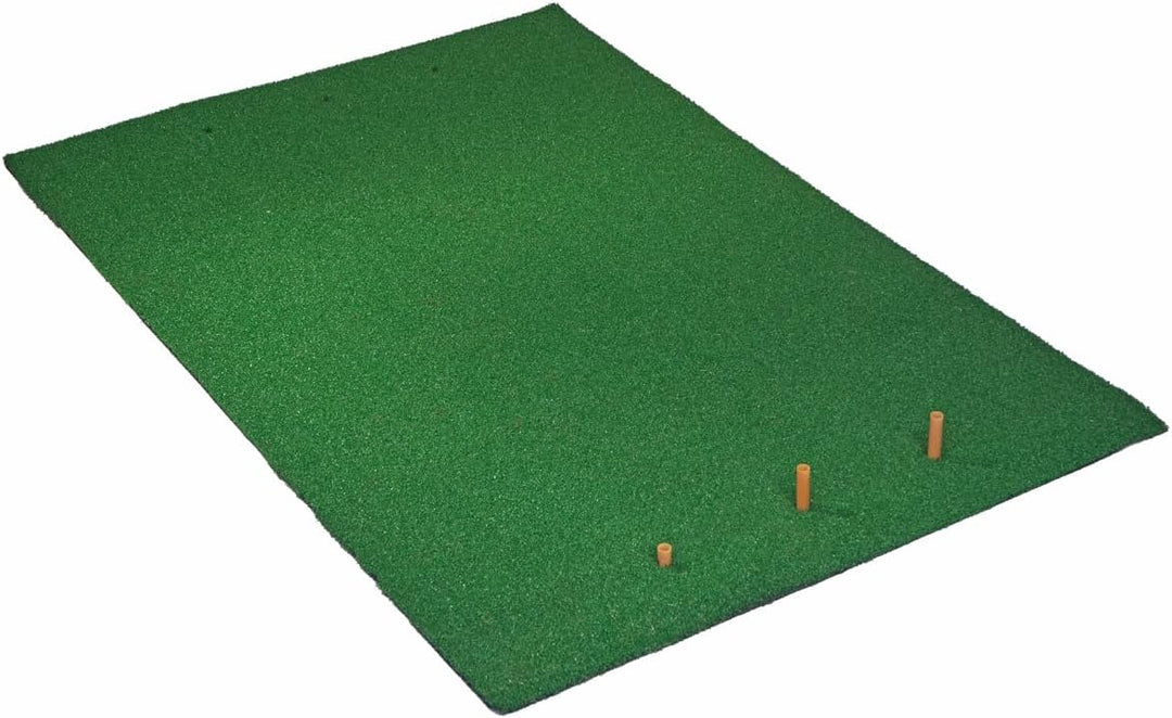 TH Golf Academy Golf-Übungsmatte [1,5 m x 1 m] | Grosse Golf-Übungsmatte 13 mm Kunstrasen | Professi