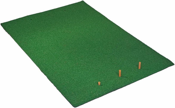 TH Golf Academy Golf-Übungsmatte [1,5 m x 1 m] | Grosse Golf-Übungsmatte 13 mm Kunstrasen | Professi